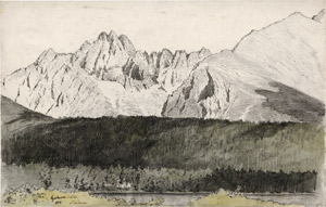 Lot 6741, Auction  114, Tübbecke, Paul Wilhelm, "Czorbasee": Der Tschirmer See in der Hohen Tatra (Slowakei)