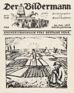 Lot 7131, Auction  114, Bildermann, Der Bildermann (Steinzeichnungen fürs deutsche Volk)