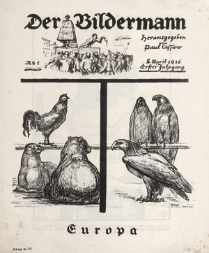 Lot 7132, Auction  114, Bildermann, Der Bildermann (Steinzeichnungen fürs deutsche Volk)
