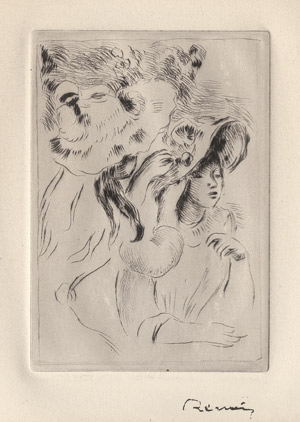 Lot 7435, Auction  114, Renoir, Auguste, Le chapeau épinglé (La fille de Berthe Morisot et sa cousine) 2e planche