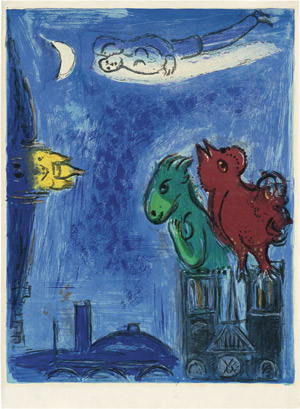 Lot 8044, Auction  114, Chagall, Marc, Derrière le mirroir