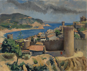 Lot 8308, Auction  114, Spiro, Eugen, Ansicht von Tossa del Mar an der Costa Brava