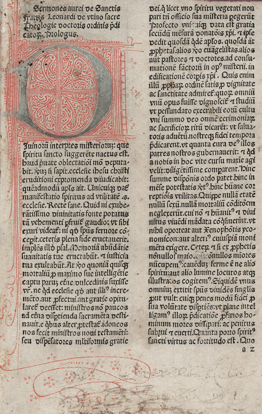 Lot 1022, Auction  115, Leonardus de Utino, Sermones aurei de sanctis. Venedig