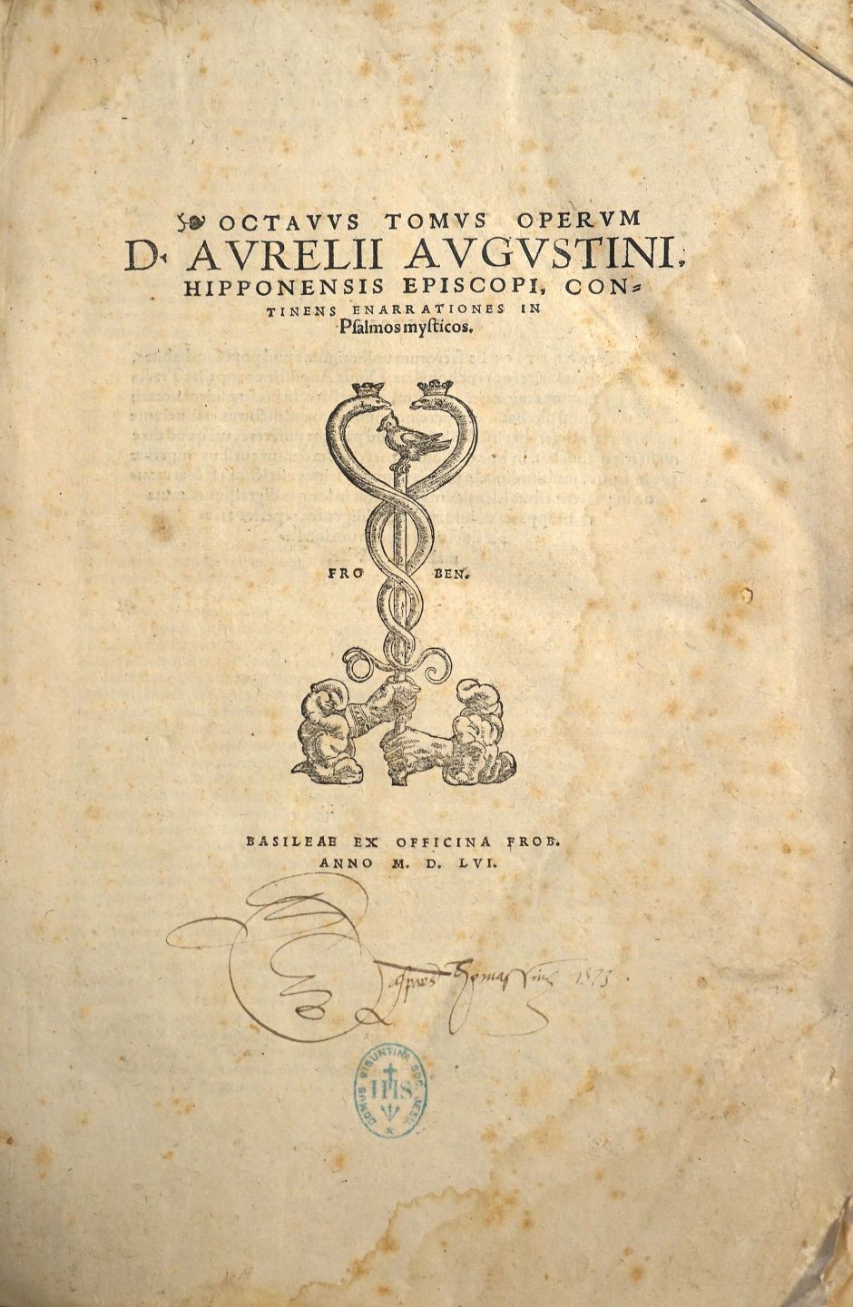 Lot 1053, Auction  115, Augustinus, Aurelius, Opera