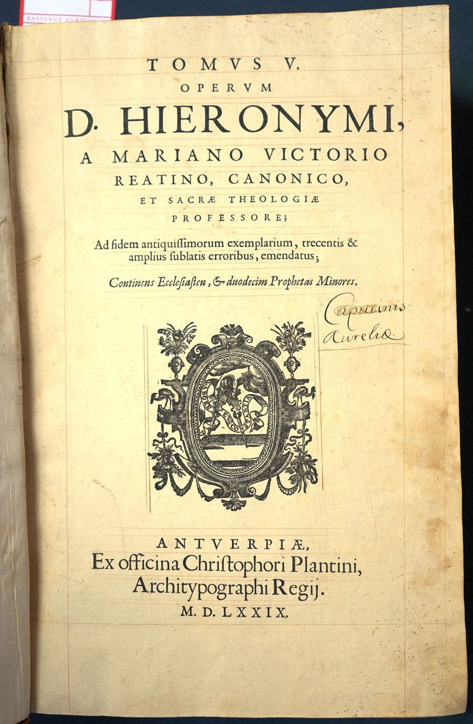 Lot 1124, Auction  115, Hieronymus, Sophronius Eusebius, Operum Tomi V-VIII (von 10)