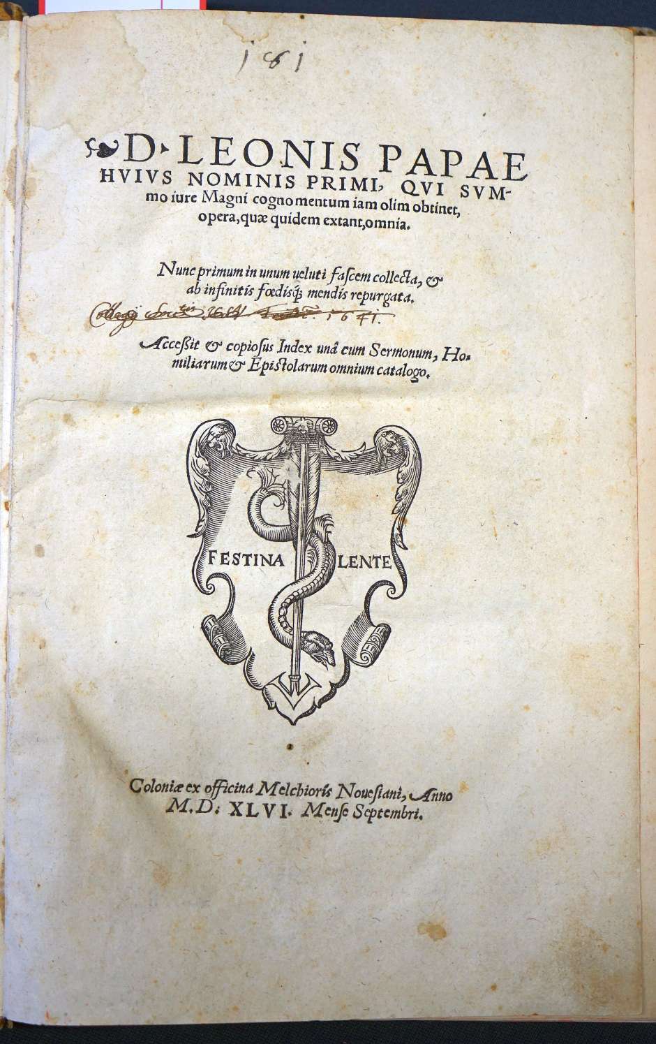 Lot 1135, Auction  115, Leo I., Papst, Huius nominis primi