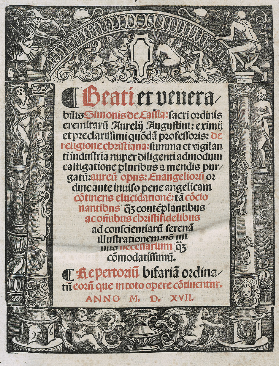 Lot 1189, Auction  115, Simon de Cassia, Beati et venerabilis