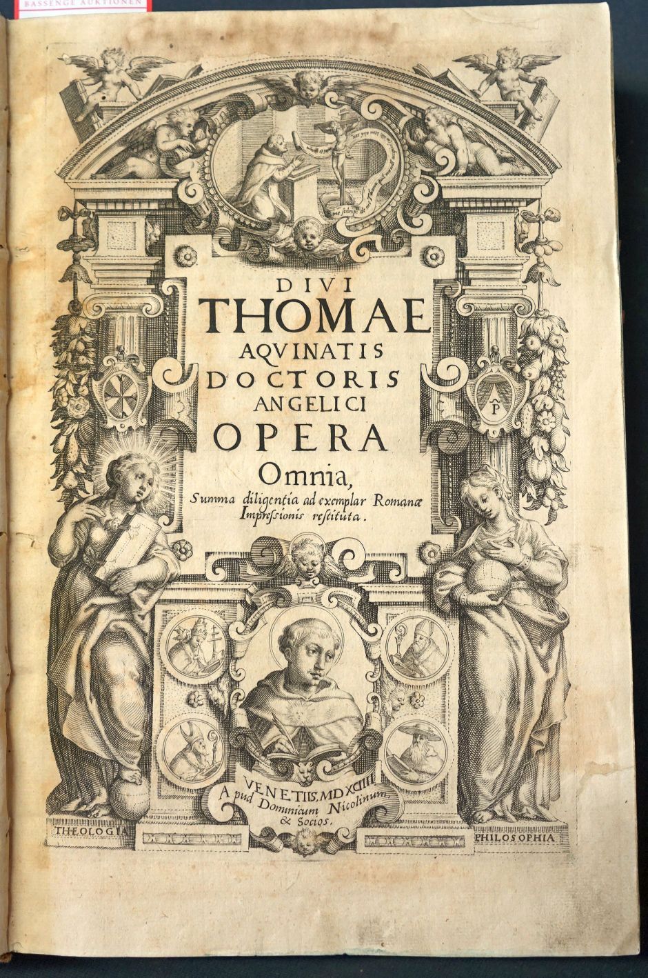 Lot 1198, Auction  115, Thomas von Aquin, Opera omnia