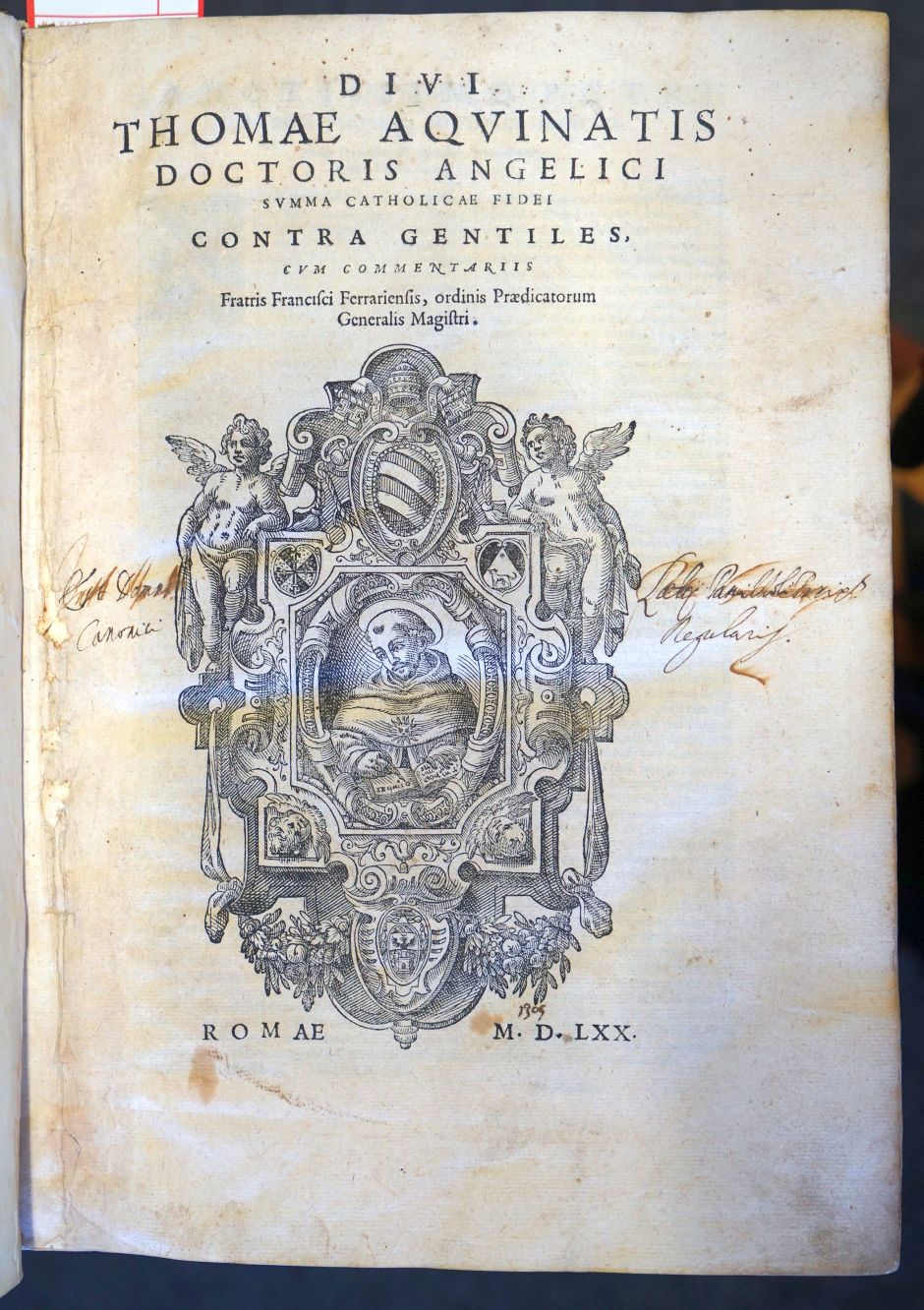 Lot 1202, Auction  115, Thomas von Aquin, Summa catholicae fidei contra gentiles