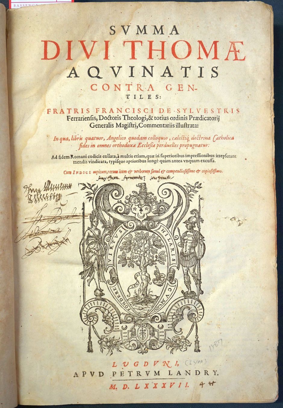 Lot 1204, Auction  115, Thomas von Aquin, Summa contra gentiles