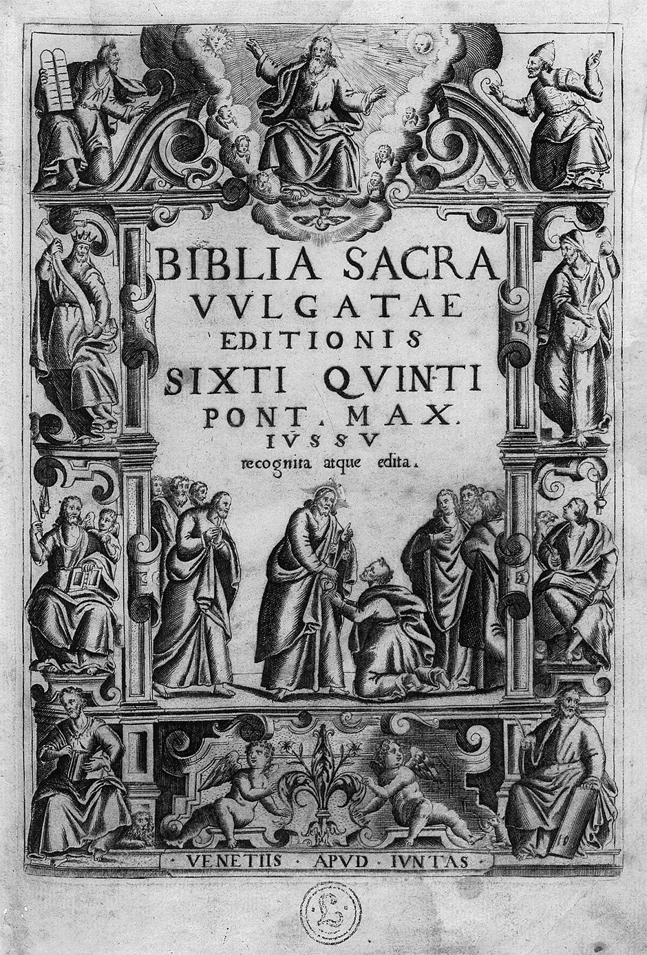 Lot 1235, Auction  115, Biblia latina, Biblia sacra vvulgatae editionis Sixti Quinti Pont. Max. iussu