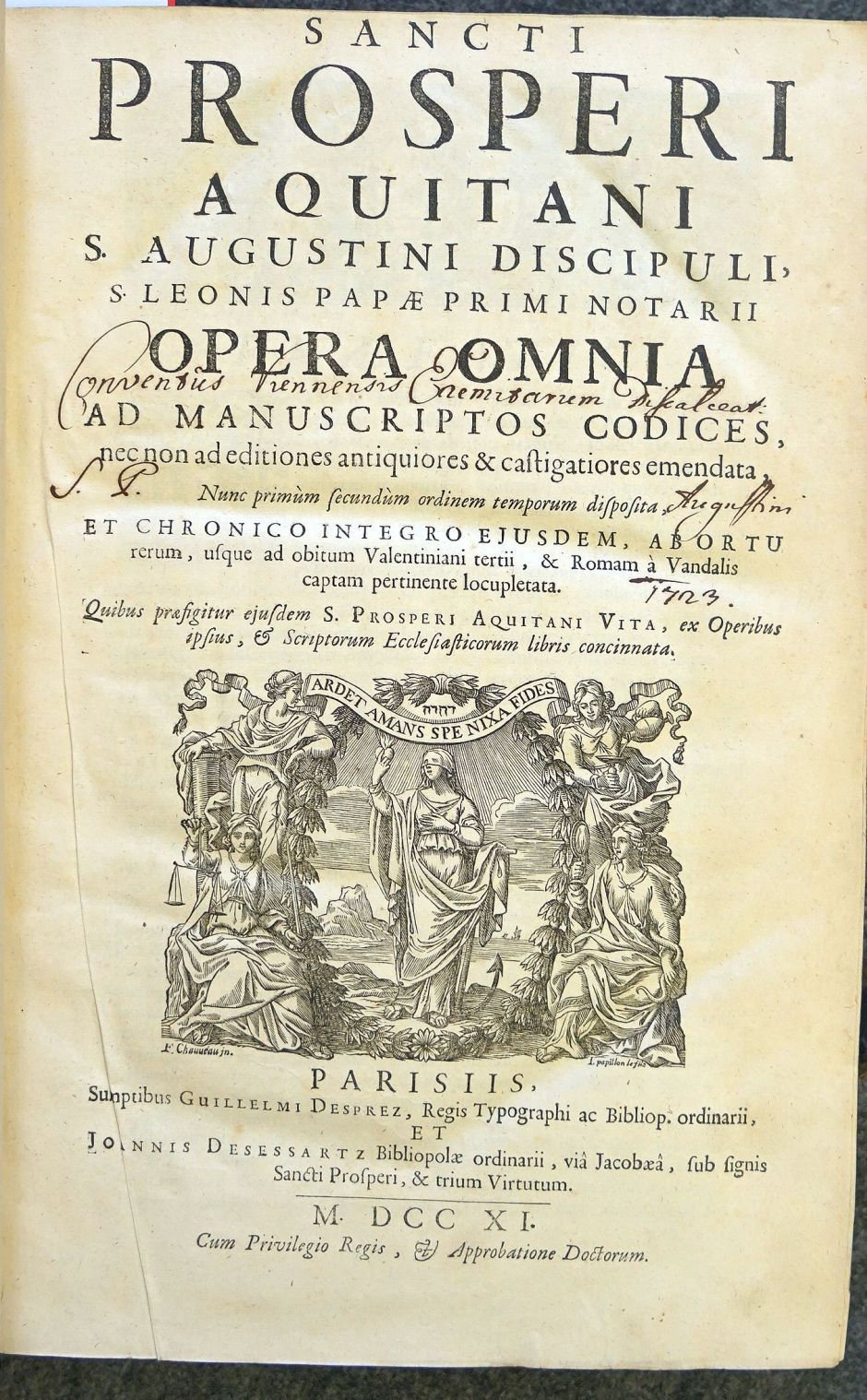 Lot 1321, Auction  115, Prosper Tiro von Aquitanien, Opera omnia 