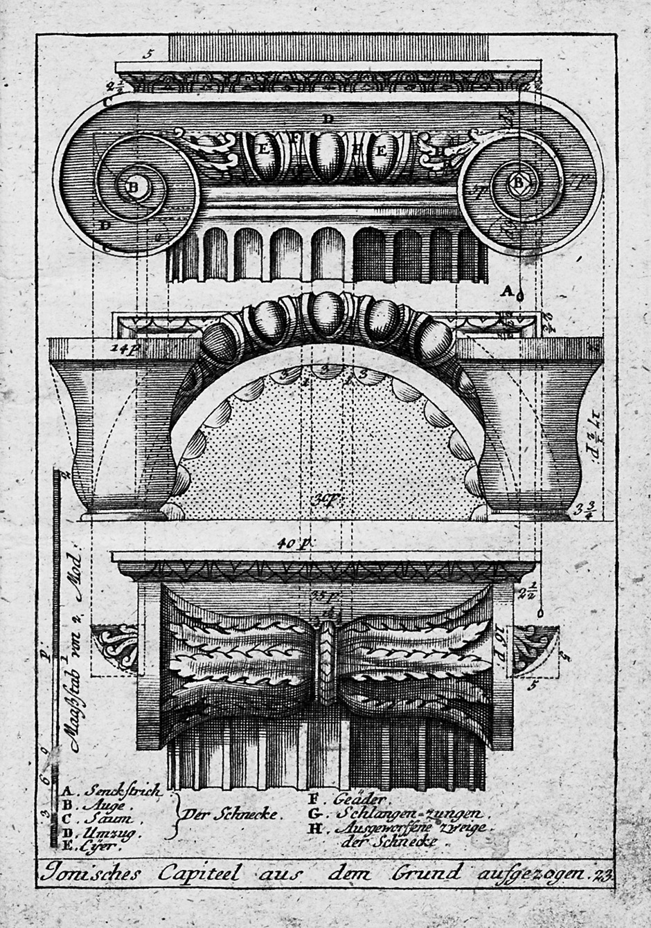 Lot 1388, Auction  115, Vignola, Jacob Barozzi von, Bürgerliche Baukunst nach den Grundregeln der fünf Säulenordnung