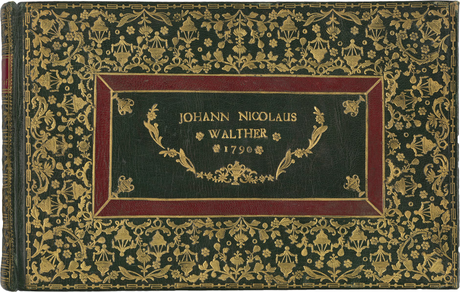 Lot 2583, Auction  115, Stammbuch, des Johann Nicolaus Walther