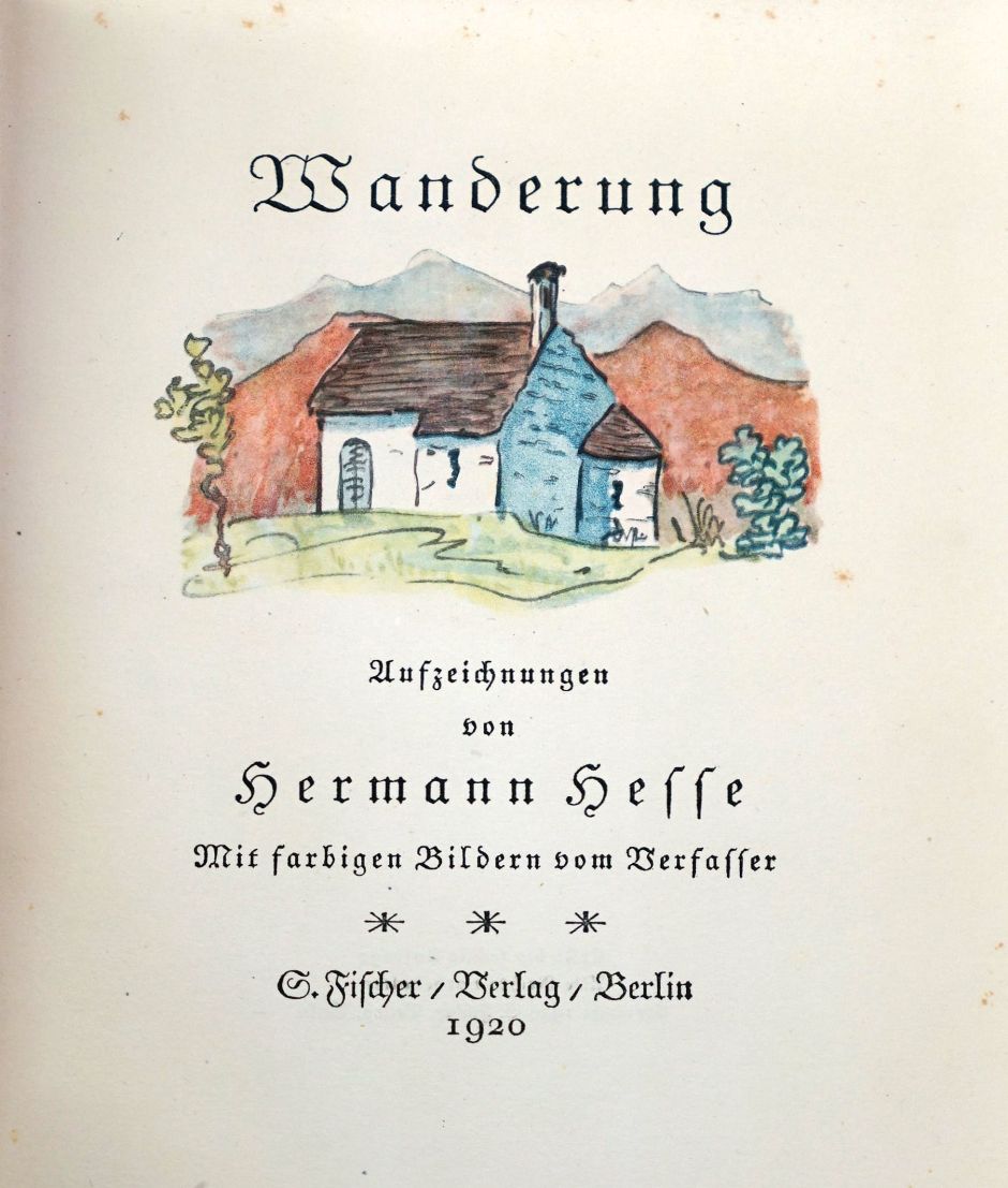 Lot 3187, Auction  115, Hesse, Hermann, Wanderung