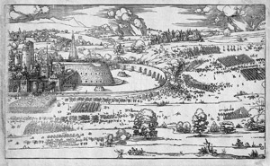 Lot 5075, Auction  115, Dürer, Albrecht, Die Belagerung einer Festun, linker Teil