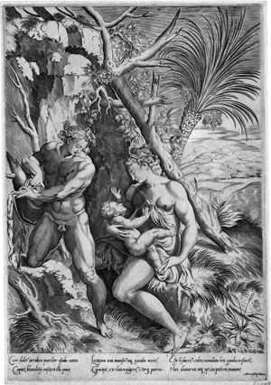 Lot 5088, Auction  115, Fagiuoli, Girolamo, Adam und Eva mit dem Knaben Abel