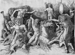 Lot 5133, Auction  115, Mantegna, Andrea, Die Schlacht der Seegötter