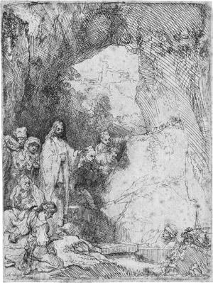 Lot 5175, Auction  115, Rembrandt Harmensz. van Rijn, Die kleine Auferweckung des Lazarus