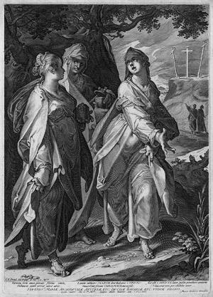 Lot 5197, Auction  115, Sadeler, Aegidius, Die drei Frauen, vom Grabe Christi zurückkehrend