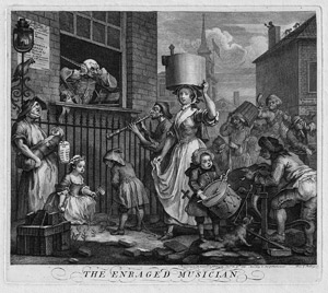Lot 5284, Auction  115, Hogarth, William, The Distressed Poet; The Engaged Musician