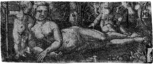 Lot 5432, Auction  115, Altdorfer, Albrecht, Liegende Venus mit Cupido
