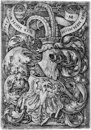 Lot 5452, Auction  115, Beham, Hans Sebald, Das Wappen mit dem Adler