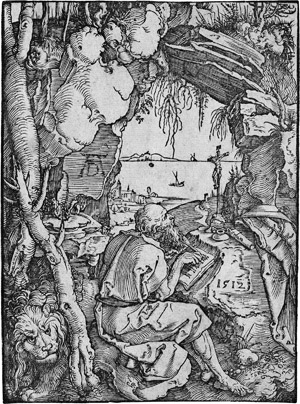 Lot 5501, Auction  115, Dürer, Albrecht, Der hl. Hieronymus in der Felsgrotte