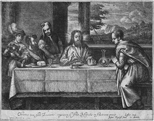 Lot 5513, Auction  115, English, Josias, Christus in Emmaus