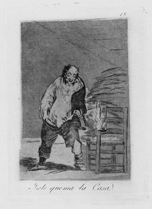 Lot 5537, Auction  115, Goya, Francisco de, Si sabrà mal el discipulo; Ysele quema la casa