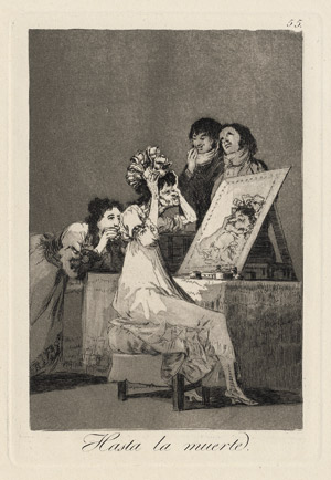 Lot 5539, Auction  115, Goya, Francisco de, Hasta la muerte