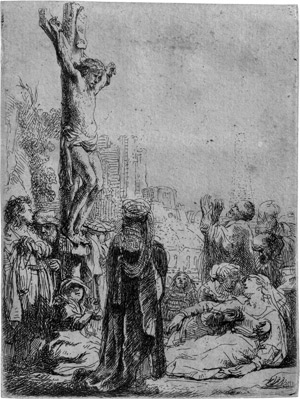 Lot 5630, Auction  115, Rembrandt Harmensz. van Rijn, Christus am Kreuze (kleine Platte)