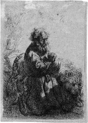 Lot 5634, Auction  115, Rembrandt Harmensz. van Rijn, Der hl. Hieronymus im Gebet
