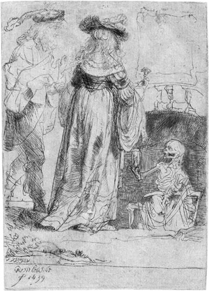 Lot 5635, Auction  115, Rembrandt Harmensz. van Rijn, Das Liebespaar und der Tod