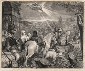 Lot 5678, Auction  115, Visscher, Cornelis, Abraham verläßt das Land Haran