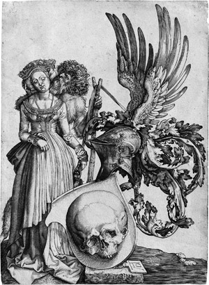 Lot 5688, Auction  115, Wierix, Johannes, Das Wappen mit dem Totenkopf