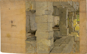 Lot 6098a, Auction  115, Grassi, Vittorio, Ein Bogengang im Kolosseum