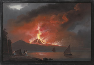 Lot 6270, Auction  115, Vito, Camillo de, Nächtlicher Ausbruch des Vesuv am 22. Oktober 1822