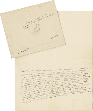 Lot 6333, Auction  115, Humboldt, Alexander von, Brief 1854 an Sir James Colville