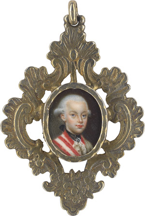 Lot 6465, Auction  115, Österreichisch, um 1770/1775. Bildnis des zukünftigen Römischen Kaisers Leopold II. als Erzherzog