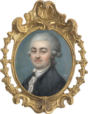 Lot 6518, Auction  115, Notté, Claude-Jacques, Bildnis eines Grafen in dunkelgrauer Jacke mit weißem Spitzenjabot