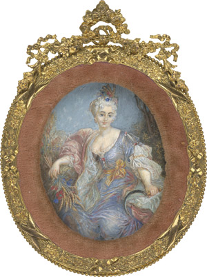 Lot 6571, Auction  115, Largillière, Nicolas de - In der Art, Bildnis einer Frau als Ceres mit Ähren und Sichel