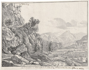 Lot 6706, Auction  115, Meyer, Johann Heinrich von, Glarner Landschaft
