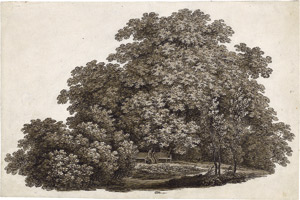 Lot 6742, Auction  115, Stange, Wilhelm von, Junges Paar auf einer Bank unter einer Baumgruppe