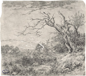 Lot 6916, Auction  115, Georgy, Wilhelm, Eine pittoreske Landschaft bei Mondschein