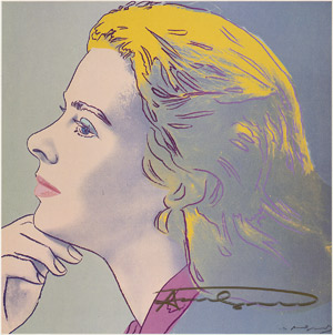Lot 7414, Auction  115, Warhol, Andy, Ingrid Bergman - Herself