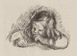 Lot 8036, Auction  115, Renoir, Pierre-Auguste, Le petit garçon au porte-plume (Claude Renoir écrivant)