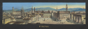Lot 101, Auction  116, Firenze, Große Panorama-Vedute.