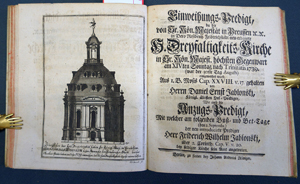 Lot 221, Auction  116, Predigt-Texte und Inaugurations-Reden, zur Einweihung und Grundsteinlegung zur Dreifaltigkeitskirche in Berlin