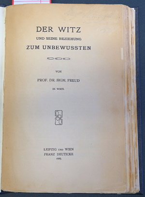 Lot 322, Auction  116, Freud, Sigmund, Der Witz und seine Beziehung zum Unbewussten